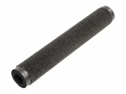 Hot Alfombra de entrada rectangular de nudo 40x60 cm negra ES572329 Negro