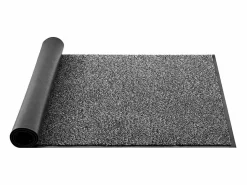 Sale Alfombra de Entrada SucceBuy, 152,4 x 91,4 cm, Felpudo Exterior Interior con Reverso Antideslizante PVC, Resistente Y Lavable, Atrapa Polvo, Gris Felpudo