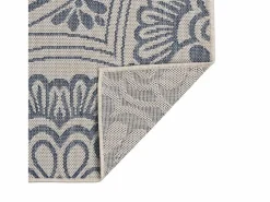 Sale Clicnbuy Alfombra de exterior de tejido plano rayas es 140x200 cm Azul