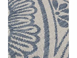 Sale Clicnbuy Alfombra de exterior de tejido plano rayas es 140x200 cm Azul