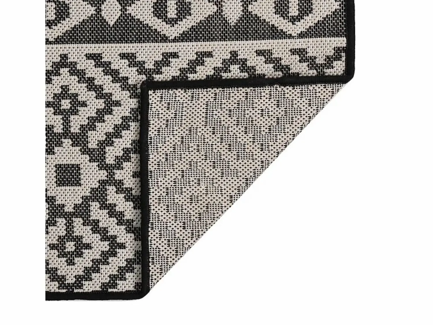 Sale Alfombra de exterior de tejido plano 80x250 cm Rayas negras Alfombra De Cocina|Alfombra De Cocina