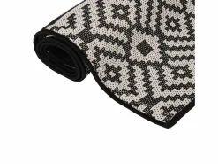 Sale Alfombra de exterior de tejido plano 80x250 cm Rayas negras Alfombra De Cocina|Alfombra De Cocina