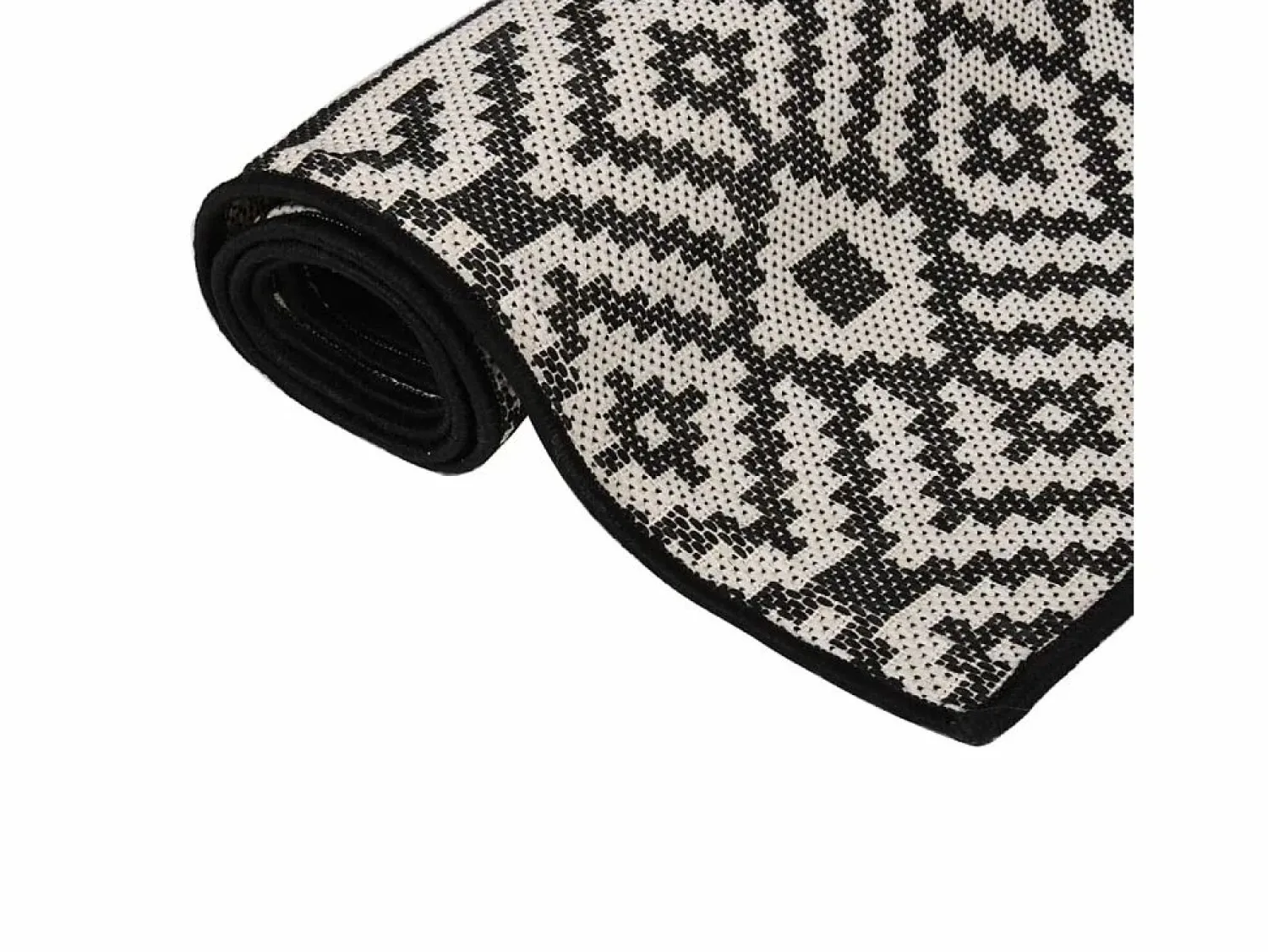 Sale Alfombra de exterior de tejido plano 80x250 cm Rayas negras Alfombra De Cocina|Alfombra De Cocina