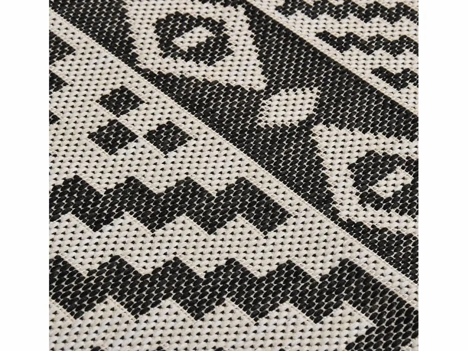 Sale Alfombra de exterior de tejido plano 80x250 cm Rayas negras Alfombra De Cocina|Alfombra De Cocina