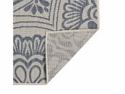 Sale Clicnbuy Alfombra de exterior de tejido plano rayas es 120x170 cm Azul