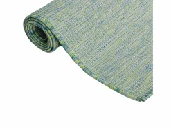 Clicnbuy Alfombra de exterior de tejido plano turquesa 140x200 cm