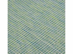 Clicnbuy Alfombra de exterior de tejido plano turquesa 140x200 cm