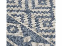 Clicnbuy Alfombra de exterior de tejido plano rayas es 160x230 cm