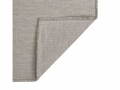 Outlet Alfombra de exterior de tejido plano gris taupe 80x250 cm Alfombra De Exterior|Decoración De Jardín