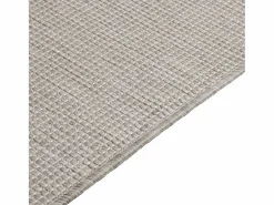 Outlet Alfombra de exterior de tejido plano gris taupe 80x250 cm Alfombra De Exterior|Decoración De Jardín