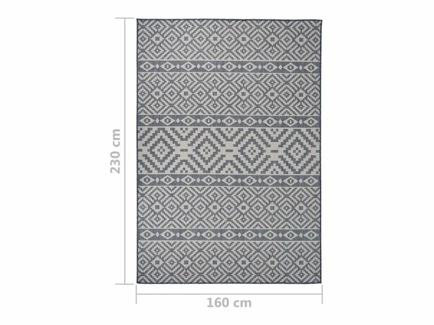 Clearance Alfombra de exterior de tejido plano 160x230 cm Rayas es Alfombra De Cocina|Alfombra De Cocina