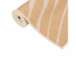 Clicnbuy Alfombra de exterior tejido plano estampado de hoja 80x150 cm