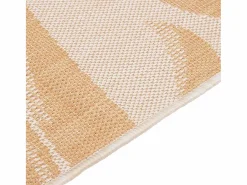 Clicnbuy Alfombra de exterior tejido plano estampado de hoja 80x150 cm