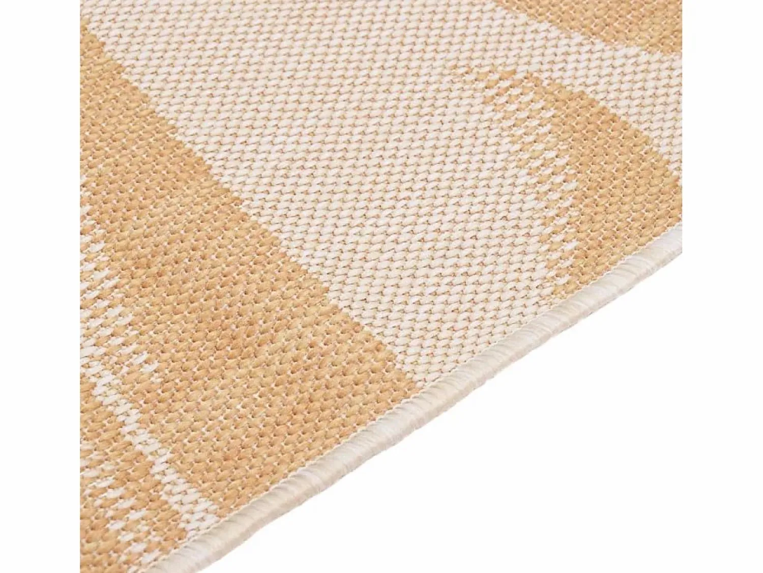 Clicnbuy Alfombra de exterior tejido plano estampado de hoja 80x150 cm