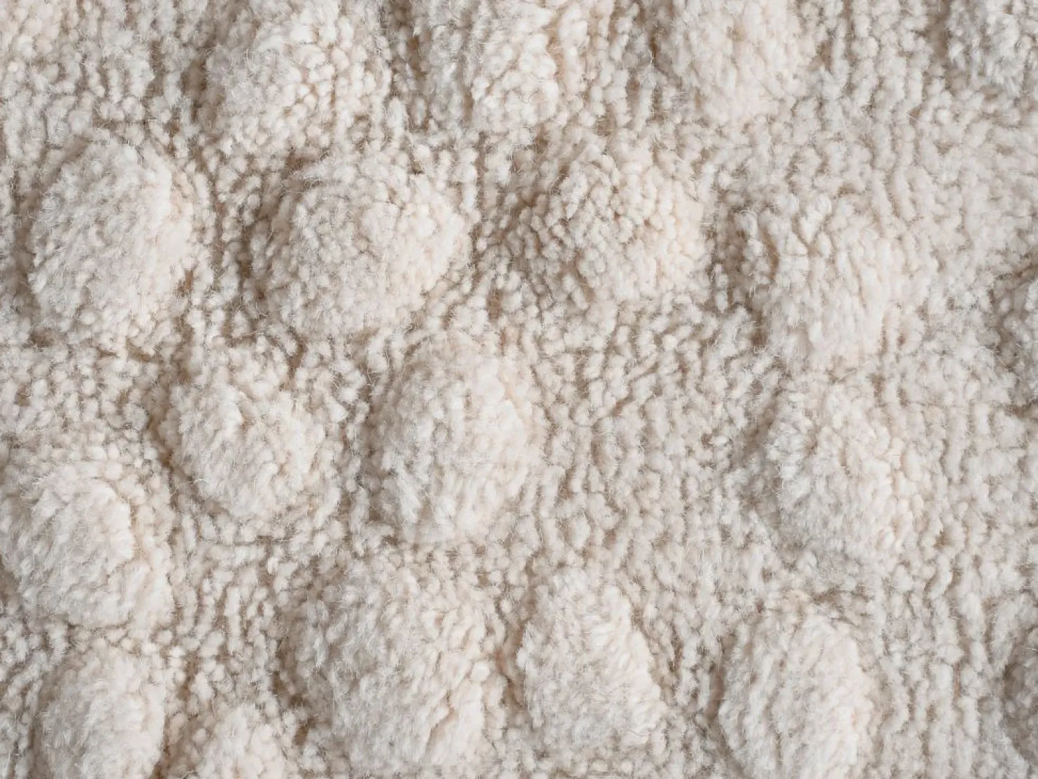 OZAIA Alfombra de lana 100% con relieve, tufted a mano, efecto guijarros, 200 x 290, , ORABEL