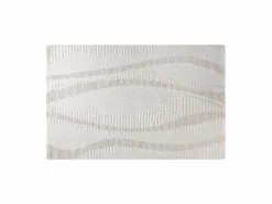 New OZAIA Alfombra de lana con relieve 100% hecha a mano, 200 x 290 cm, , SIRELIA Marfil