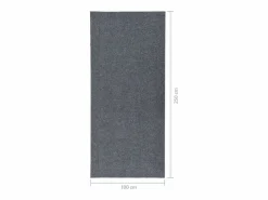 New Clicnbuy Alfombra de pasillo atrapa suciedad 100x250 cm Gris