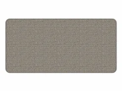 Alfombra de pasillo con aspecto de sisal plateada 50x100 cm ES313404