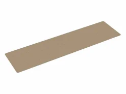 Clicnbuy Alfombra de pasillo con aspecto de sisal color arena 80x300 cm