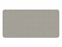 Clicnbuy Alfombra de pasillo con aspecto de sisal gris taupe 50x100 cm