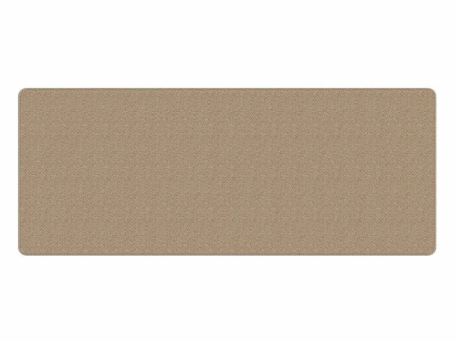 Alfombra de pasillo efecto sisal arena 80x200 cm