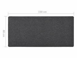 Outlet Clicnbuy Alfombra de pasillo 80x150 cm Gris antracita