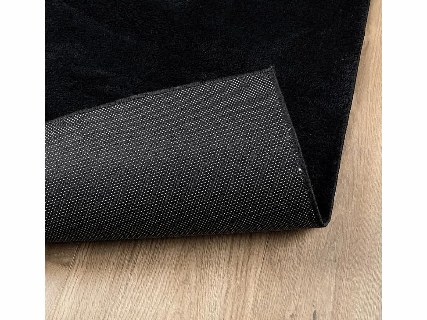 Clearance Alfombra de pelo corto OVIEDO negra 200x280 cm Negro