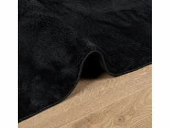 Clearance Alfombra de pelo corto OVIEDO negra 200x280 cm Negro