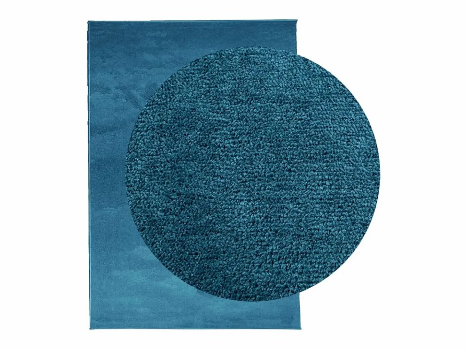 Online Alfombra de pelo corto OVIEDO turquesa 160x230 cm Azul