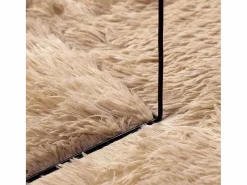 Alfombra de pelo largo NAVARRA 160x160 cm poliéster