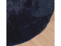 Discount Alfombra de pelo largo NAVARRA marino 240x240 cm Alfombra De Cocina|Alfombra De Cocina