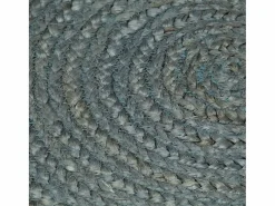 Best Alfombra de yute tejida a mano 120 cm oliva Alfombra Redonda