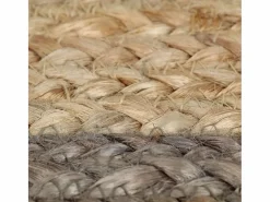 Online Alfombra de yute tejida a mano con borde 150 cm Alfombra Redonda