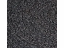 Best Alfombra de yute tejida a mano 150 cm oscuro Alfombra Redonda