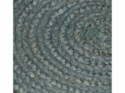 New Clicnbuy Alfombra de yute tejida a mano 90 cm oliva Verde