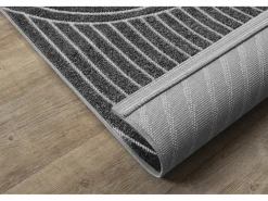 the carpet Alfombra diseño moderno Boho - Antracita - 200 x 280 cm - SANTO PLUS