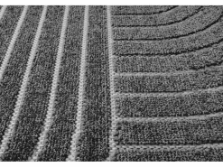 the carpet Alfombra diseño moderno Boho - Antracita - 200 x 280 cm - SANTO PLUS