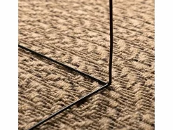 New Alfombra efecto yute de 140x200 cm, para interior y exterior Alfombra De Cocina|Alfombra De Cocina