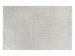 OZAIA Alfombra en relieve con motivos de arcos 100% lana - 200 x 290 cm - 2200g/m2 - - ASSINIE