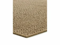 New Alfombra exterior - geométrico efecto yute - natural - 160 x 230 cm - ACRA Marru00f3n