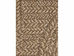 New Alfombra exterior - geométrico efecto yute - natural - 160 x 230 cm - ACRA Marru00f3n