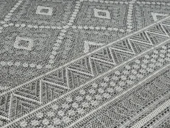 the carpet Alfombra Exterior Interior diseño moderno - - 120 cm Redondo - CALGARY