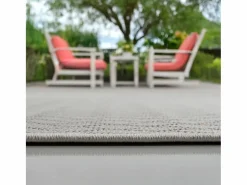 Best the carpet Alfombra Exterior Interior diseño moderno - Beige Amarillo - 240 x 340 cm - CALGARY Dorado