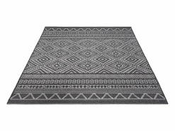 Online the carpet Alfombra Exterior Interior diseño moderno - Antracita - 160 x 220 cm - CALGARY Gris antracita