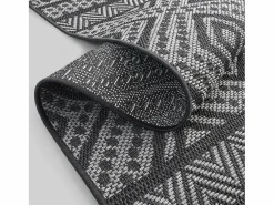 Online the carpet Alfombra Exterior Interior diseño moderno - Antracita - 160 x 220 cm - CALGARY Gris antracita