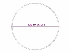 Best Alfombra oscuro 120 x 120 cm Polipropileno Gris
