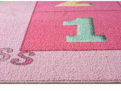 Discount the carpet Alfombra Happy Life Juego Princesa - - 200x290 cm Rosa