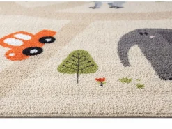Sale the carpet Alfombra Happy Life Juego Safari - - 240x340 cm Beige