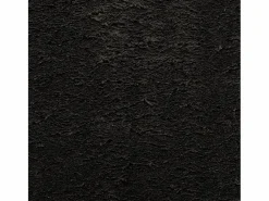 Alfombra HUARTE de pelo corto suave y lavable negra 120x120 cm