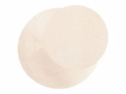 Outlet Alfombra HUARTE de pelo corto suave y lavable en color Ø 100 cm Beige